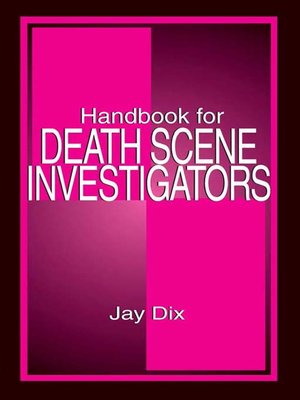cover image of Handbook for Death Scene Investigators